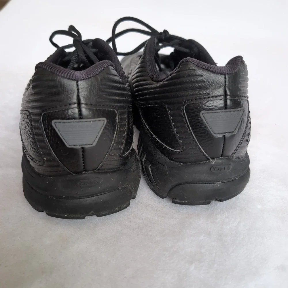 Brooks Addiction Walker 2 Mens 13 Extra Wide 4E Black Leather Walking Shoes